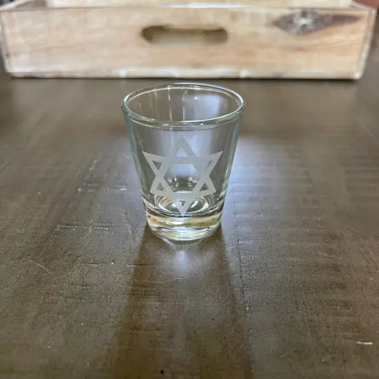 2oz Star of David Shotglass {2}
