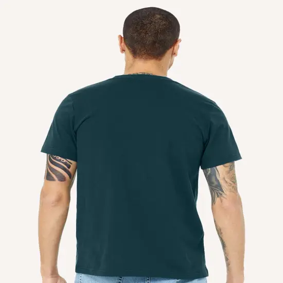 BELLA + CANVAS&reg; Men&rsquo;s Crewneck T Shirt, Premium Jersey Short Sleeve Tee for Everyday Wear Toast {5}