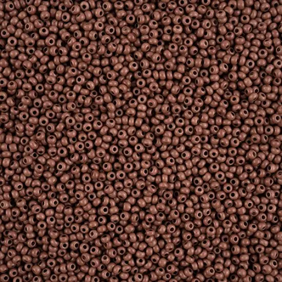 John Bead 10/0 Terra Intensive Matte Czech Glass Seed Beads, 500g Dark Brown {1}