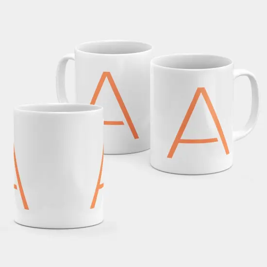 Monogram Letter 11oz Mug XX {2}