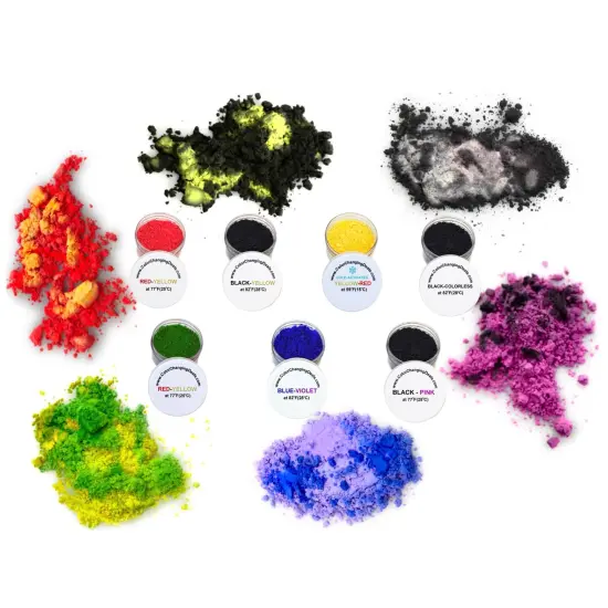 Color Changing Powder Pigment Thermochromic Temperature Heat Sensitive Black pink 95&deg;f {2}
