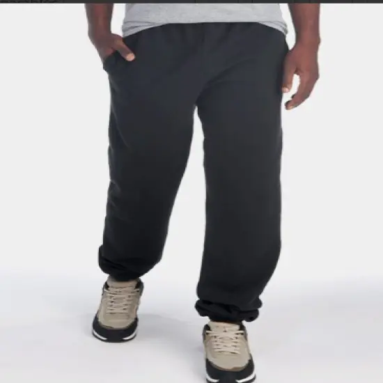 JERZEES&reg; Super Sweats Nublend Sweatpants with Pockets Black heather {2}