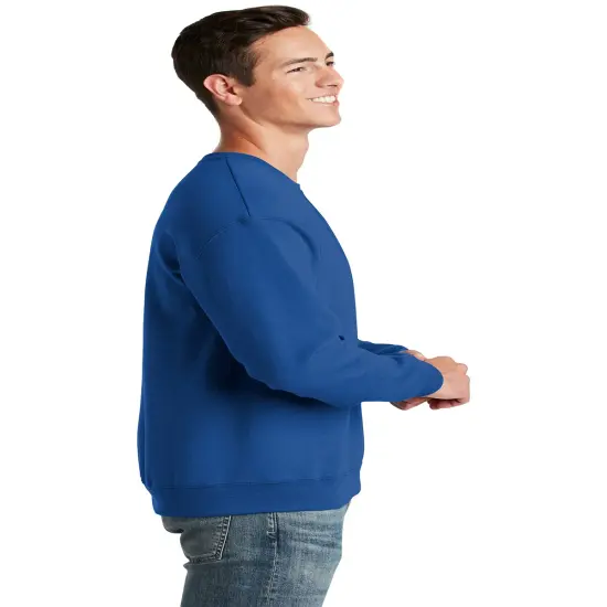 JERZEES&reg; Super Sweats Nublend Crewneck Sweatshirt For Adult Safety green {5}