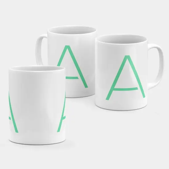 Monogram Letter 11oz Mug XVIII {2}