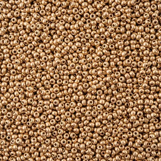 John Bead 10/0 Czech Glass Seed Beads, 500g Gold {1}