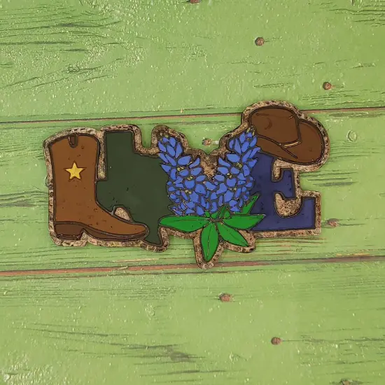 LOVE Texas silicone freshie mold {2}