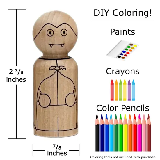 Halloween Peg Doll Set by Pegsies&trade; {5}