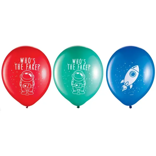 Spies In Space 12" Latex Balloons, 6ct {1}