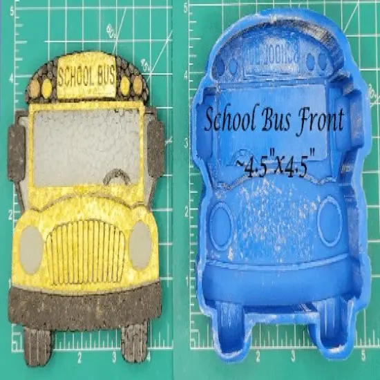School Bus Silicone Freshie Mold {1}