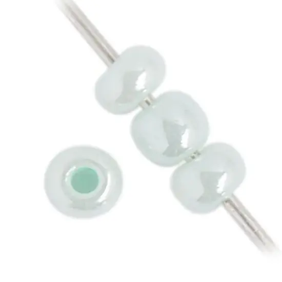 John Bead 6/0 Czech Glass Seed Beads, 500g Green Ceylon {2}