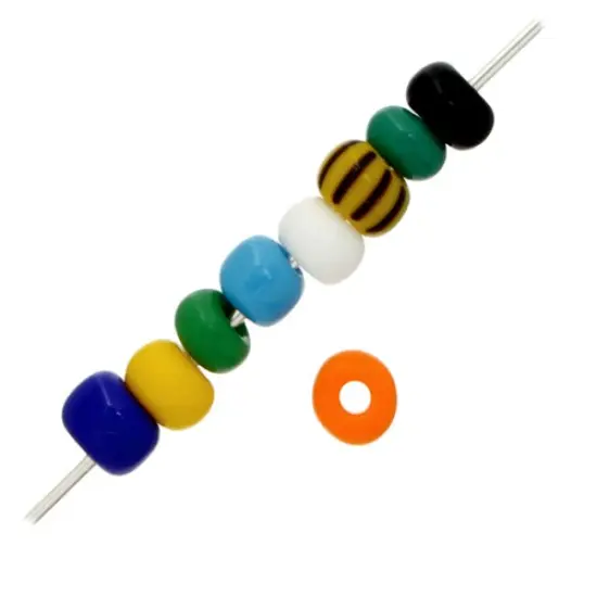 John Bead 5/0 Opaque Multi Color Czech Glass Seed Beads, 500g {2}