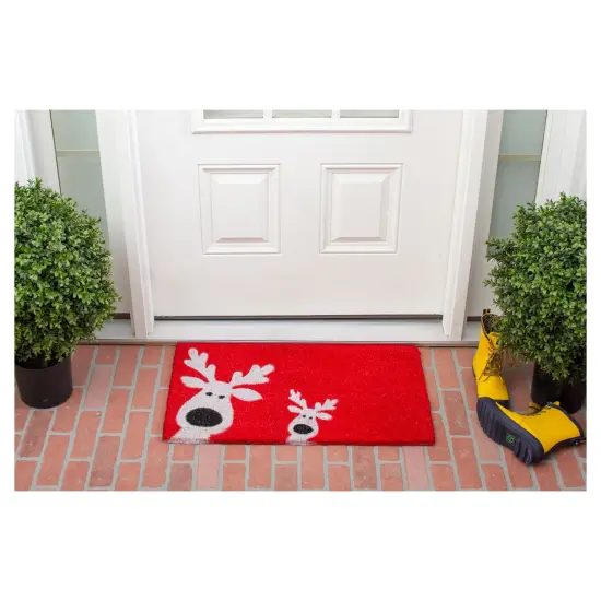 Calloway Mills Peeking Reindeer Doormat {6}