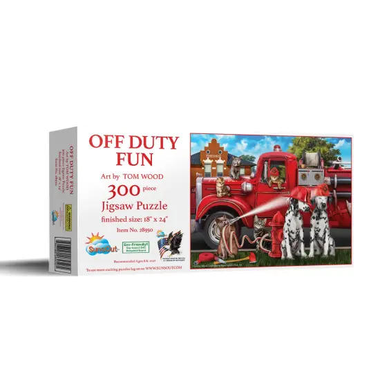 Sunsout Off Duty Fun 300 pc Jigsaw Puzzle 28950 {3}