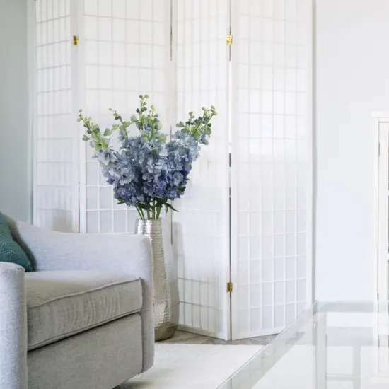 Premium 37-Inch Long Silk Delphinium for Stunning Floral Displays {4}