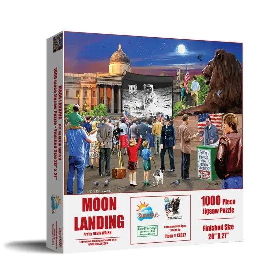 Sunsout Moon Landing 1969 1000 pc Jigsaw Puzzle 13327 {3}