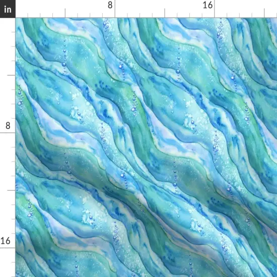 Various Fabrics by the Yard or Fat Quarter Pattern Summer Beach Ocean Nautical Nursery Abstract Watercolor Custom Printed Fabric by Spoonflower {2}