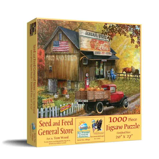 Sunsout Feed and Seed General Store 1000 pc Jigsaw Puzzle 28649 {3}