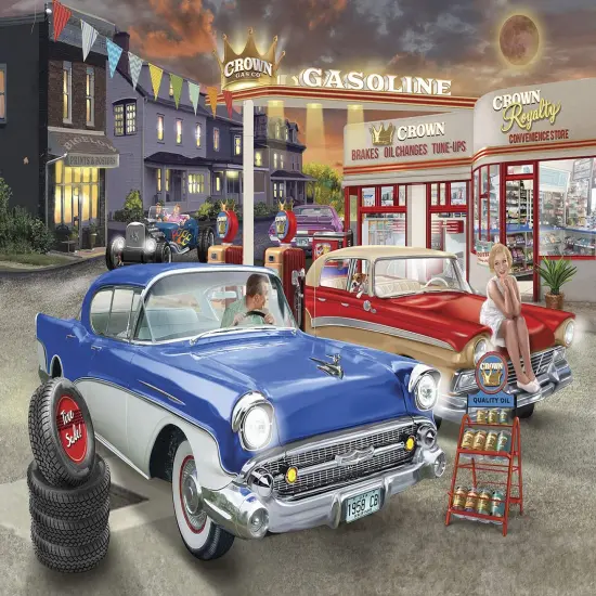 Sunsout Rest Stop 1000 pc Jigsaw Puzzle 31578 {1}