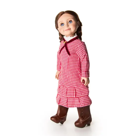 The Queen's Treasures 18 Inch Doll 1890's Style Brown Boots Plus Shoe Box {6}