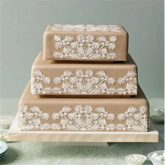 Hawaiian Palm Cake Stencil Tier #2 | C577 by Designer Stencils | Cake Decorating Tools | {2}