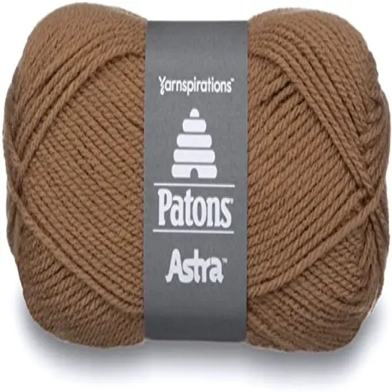 Patons Astra Medium Tan Yarn - 10 Pack of 1.75oz/50g - Acrylic - 3 DK - 161 Yards - Knitting/Crochet {1}