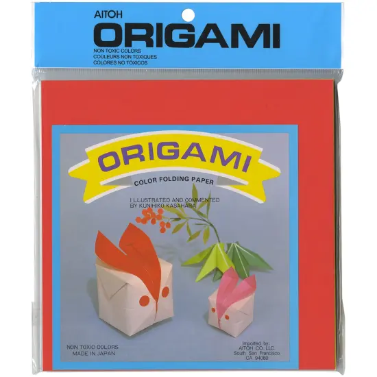Aitoh Origami Paper 7"X7" 100/Pkg-Assorted Colors {1}
