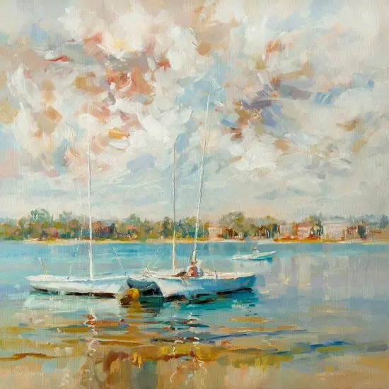 At Water_�_s Edge Poster Print by Kasia Bruniany # B3896D {1}