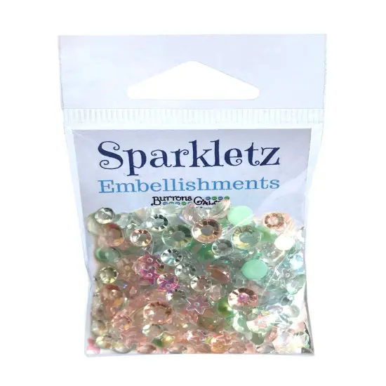 Buttons Galore Sparkletz DIY Craft Embellishments 18 Grams - 3 Packs of All is Calm {2}