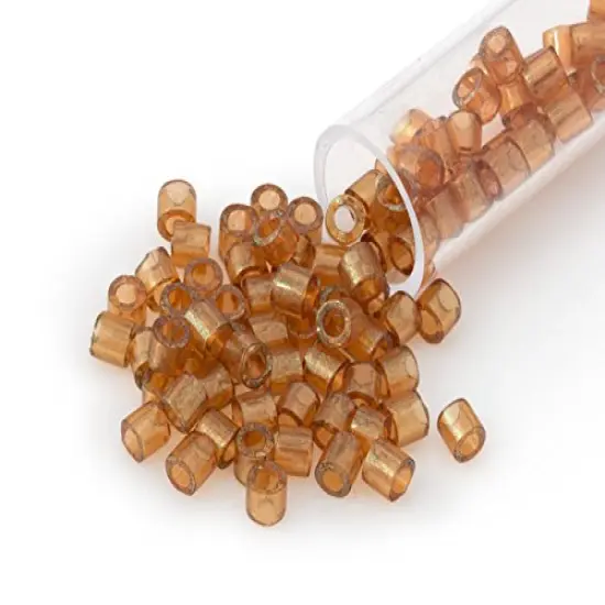 Miyuki Delica Seed Bead 8/0 Gold Luster Caramel {4}
