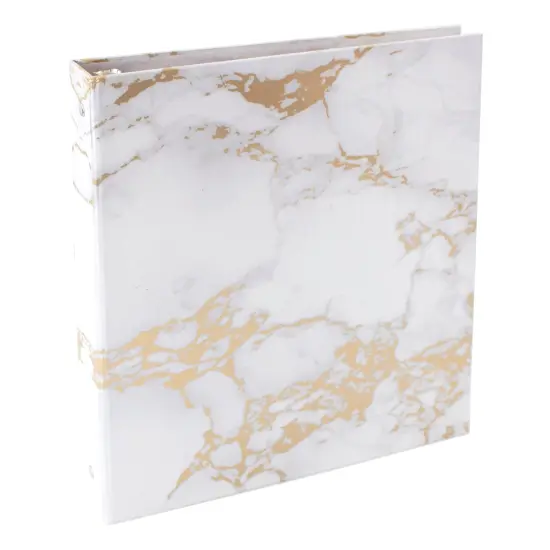 bloom daily planners 1" Ring Binder, 10" x 11.5", Marble {5}