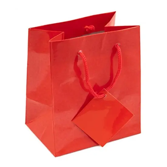 JewelrySupply Gift Bags Small Glossy Red (Package of 20) {1}