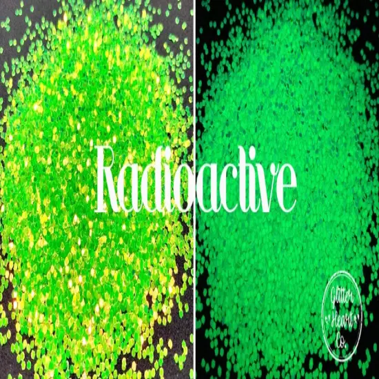 Polyester Glitter - Radioactive - Glow in the Dark by Glitter Heart Co.&trade; {3}