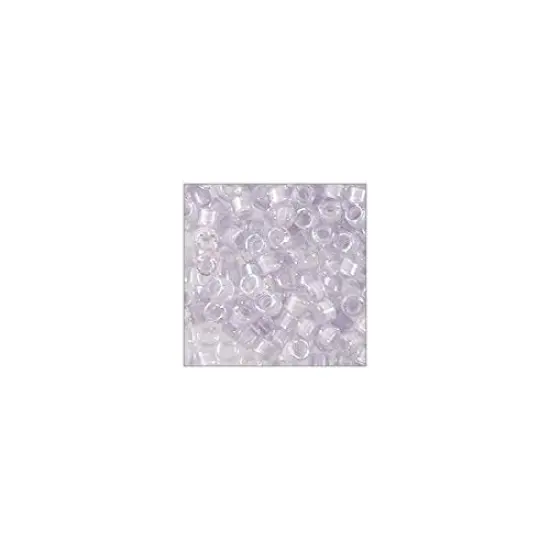 Miyuki Delica Seed Bead 11/0 Color Lined Dove Grey {3}