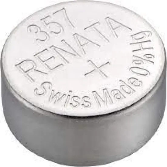 Renata Batteries 357 Silver Oxide 1.55V Watch Battery (1 Pc) {1}