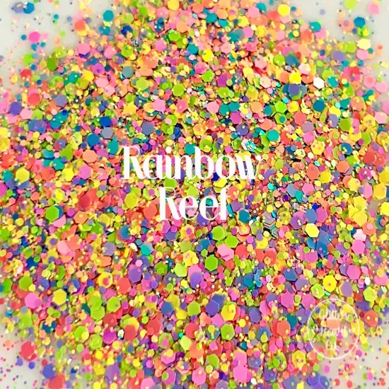 Polyester Glitter - Rainbow Reef by Glitter Heart Co.&trade; {3}