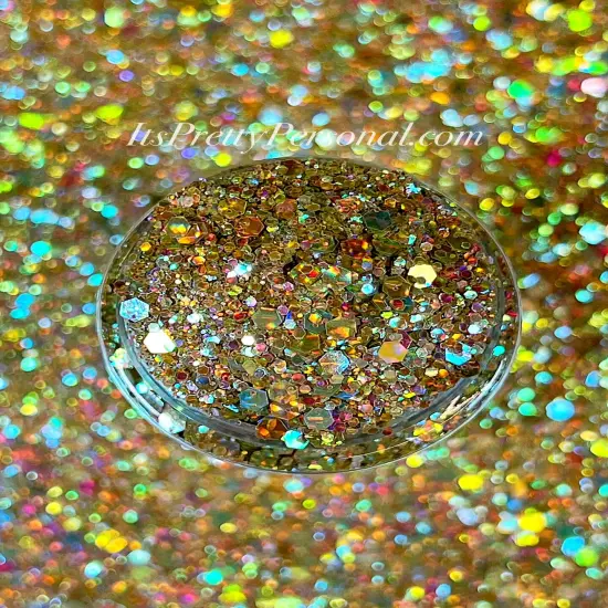 “Autumn Hayride Gold XL"- Gramglitter (HOLOGRAM) {2}