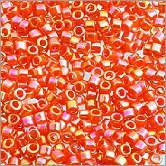 Miyuki Delica Seed Bead 11/0 Opaque Orange AB {2}