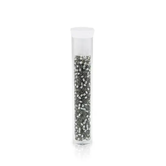 Miyuki Delica Seed Bead 11/0 Silver Lined Pewter {2}