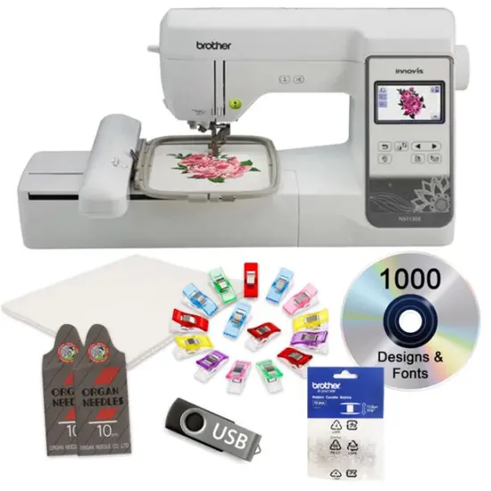 Brother Innov-is NS1150E Embroidery Machine 7x5 With $199 Bonus Bundle {1}