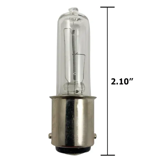 SUNLITE 75W 120V BA15d Clear halogen light bulb {2}