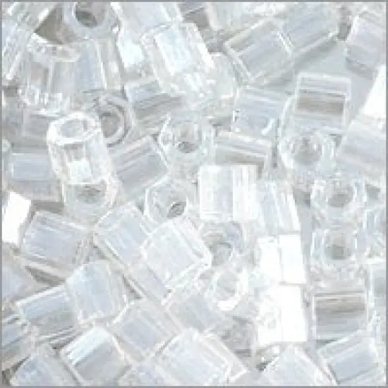 Miyuki Delica Seed Bead Hex Cut 8/0 Crystal Luster {2}