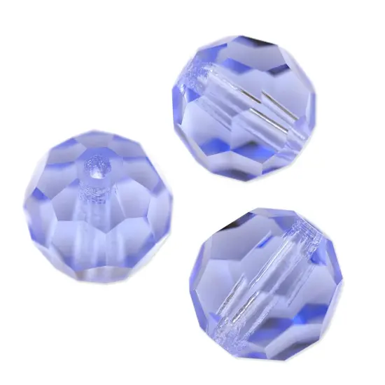 Preciosa Crystal Round Bead 4mm Light Sapphire (Package of 20) {1}