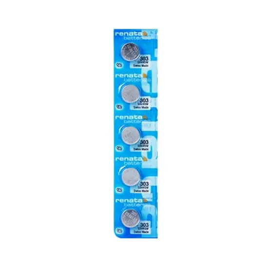 Renata Batteries 303 / SR44SW Watch Battery (5 Pack) {1}