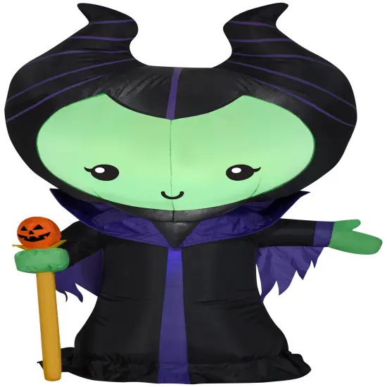 3.5' Gemmy Airblown Inflatable Halloween Disney's Stylized Maleficent Yard Decoration 225494 {1}