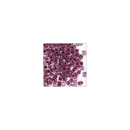 Miyuki Delica Seed Bead 11/0 Transparent Wine AB {2}