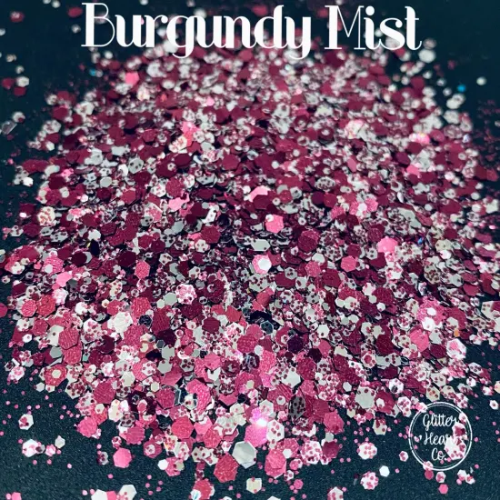 Polyester Glitter - Burgundy Mist by Glitter Heart Co.&trade; {3}
