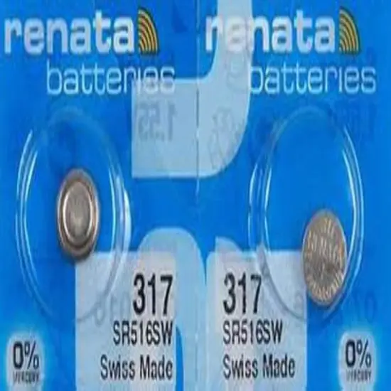 Renata 317 Watch Battery, Twin Pack {1}