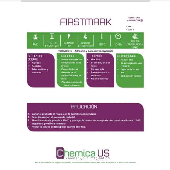 USA 15" x 22 Yds Chemica FirstMark Heat Transfer Vinyl FOREST GREEN CH-118 HTV {2}