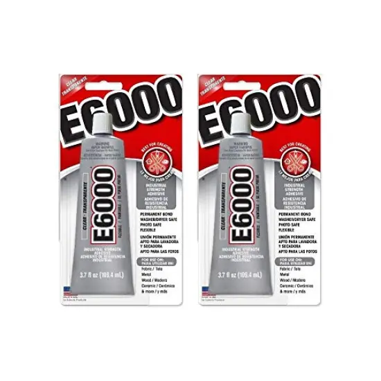 E6000 Craft Adhesive 3.7 oz (Pack of 2) (2 x (Pack of 2)) {1}
