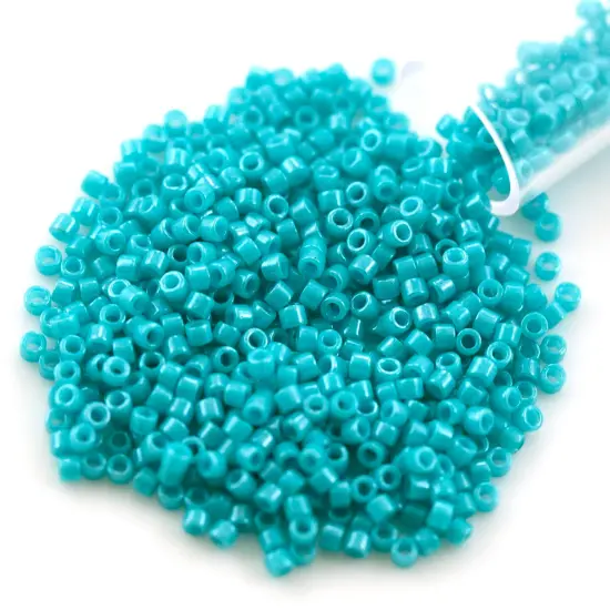 Miyuki Delica Seed Bead 11/0 Opaque Bold Turquoise {1}